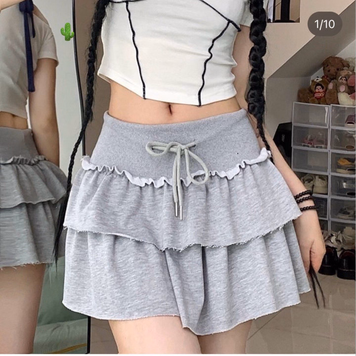 Chân Váy Thun 2 Tầng - Lê Phương Boutique