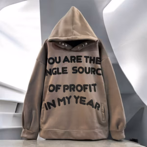 Áo Hoodie Unisex Nam Nữ Vải Nỉ Ngoại In My Year Phối Cúc Bấm Cổ Tp37 - Golden Dream