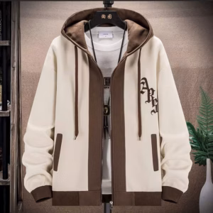 Áo Khoác Nỉ Unisex Nam Nữ Phối Thân Mũ Cùng Màu Hoạ Tiết Chữ B Thêu Nổi Bật Ut48 - Golden Dream