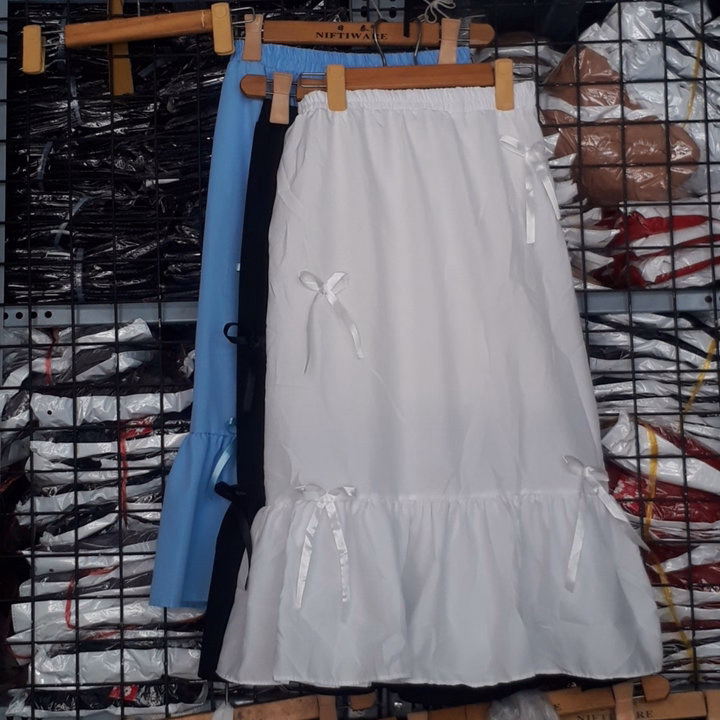 Chân Váy Voan Dài 70Cm Đính Nơ - Lê Phương Boutique - Ảnh 3