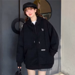 Áo Khoác Vải Nỉ Ngoại Unisex Cặp Đôi Nam Nữ Đều Mặc Được Form Rộng In Logo Igg Phản Quang Tp70 - Golden Dream