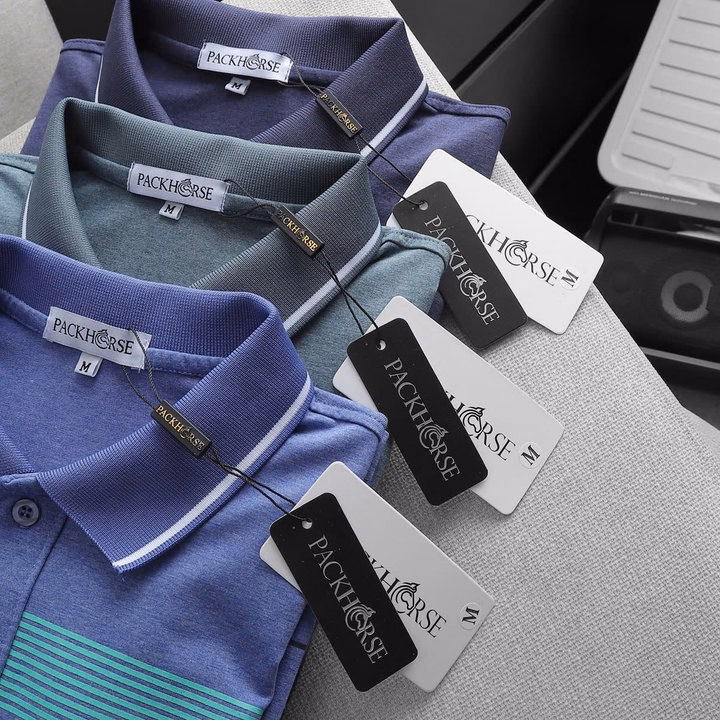 Áo Thun Cổ Bẻ Pack Sọc Túi Vải Cotton Muối Mịn Tay, Thấm Hút Tốt, Co Giãn 4 Chiều P251 - Lady'S Passion - Ảnh 6