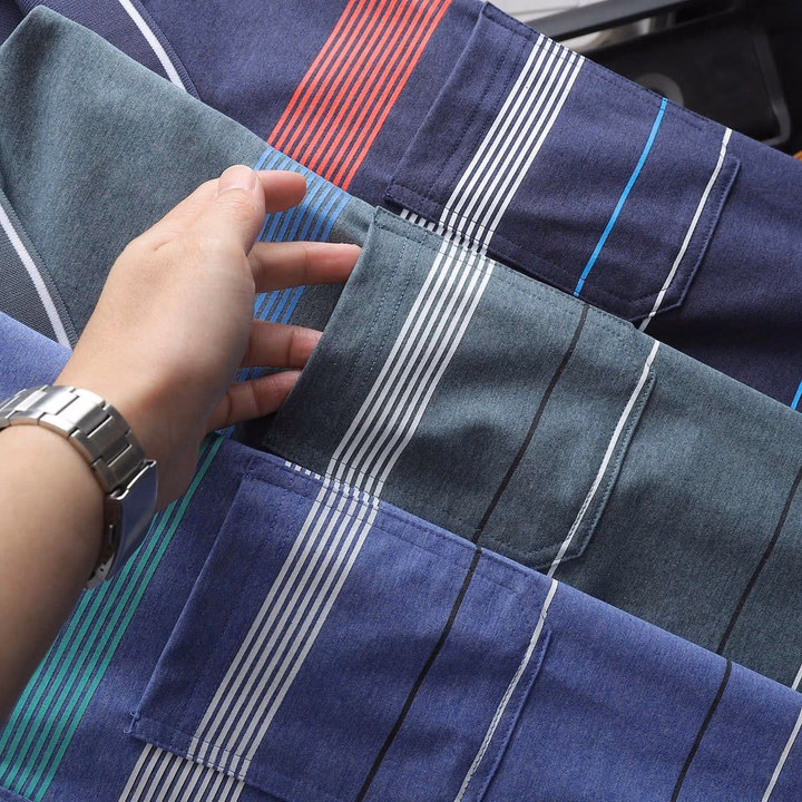 Áo Thun Cổ Bẻ Pack Sọc Túi Vải Cotton Muối Mịn Tay, Thấm Hút Tốt, Co Giãn 4 Chiều P251 - Lady'S Passion - Ảnh 9