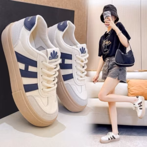 Giày Thể Thao Sneaker Dây Thừng Đế Nâu Chữ Hi: Êm Chân, Năng Động, Thời Trang - Pipi Store