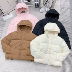 Áo Phao Mũ Nẹp Lửng Hạt Gạo Ap08