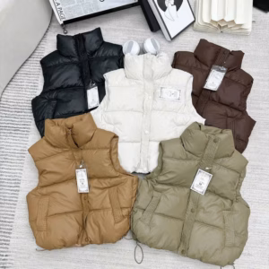 Áo Gile Phao Da Cổ Trụ Gl03