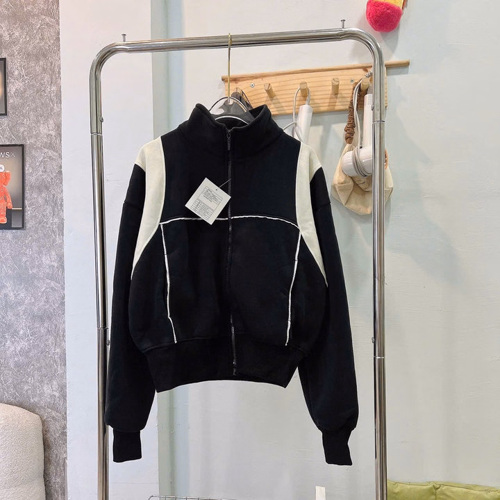 Áo Khoác Nỉ Dệt Nữ Cổ Cao Có Túi Trong Tay Xỏ Ngón Dày Dặn Tp68 - Golden Dream - Ảnh 5