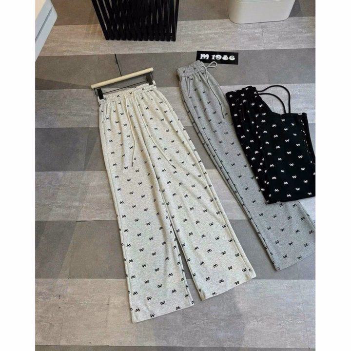 Quần Ống Rộng Hoạ Tiết Nơ Full - Ảnh 3