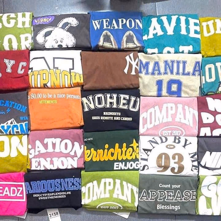 Xả Kho Combo 5 Áo Phông Chất Cotton Lộn Xộn Các Mẫu Form Rộng - Ảnh 2