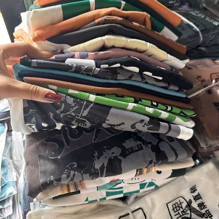 Xả Kho Combo 5 Áo Phông Chất Cotton Lộn Xộn Các Mẫu Form Rộng - Ảnh 6