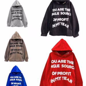 Áo Hoodie Logo In Nổi Nhiều Màu, Nón Rộng 2 Lớp Vải Chính, Có Nút Bấm Nón, 4 Túi Trước Và Sau Có Dây Luồng Nón, From To-Sht174-Minh Hà House