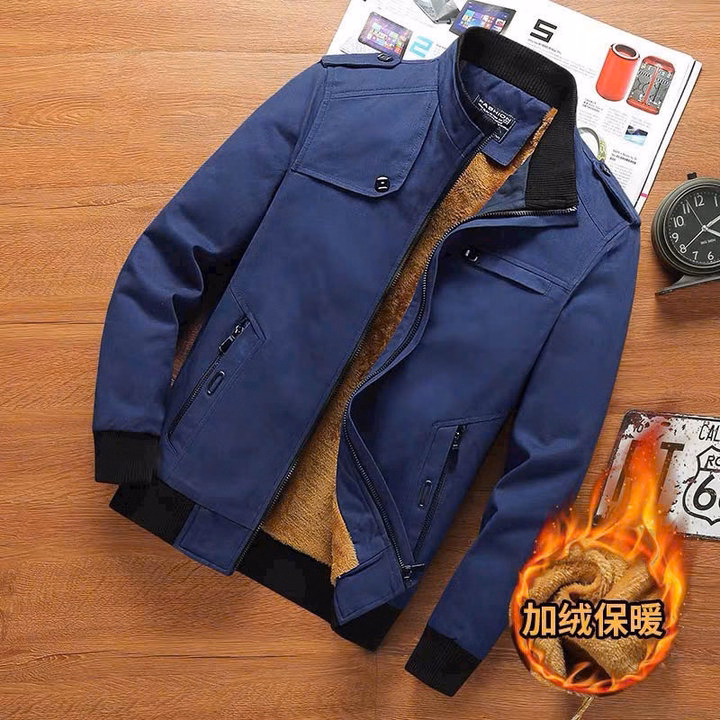 Áo Khoác Kaki Mềm Lót Lông Nam Có 3 Túi Ngoài Và 1 Túi Trong Đày Dặn Ấm Áp Ut299 - Golden Dream - Ảnh 2