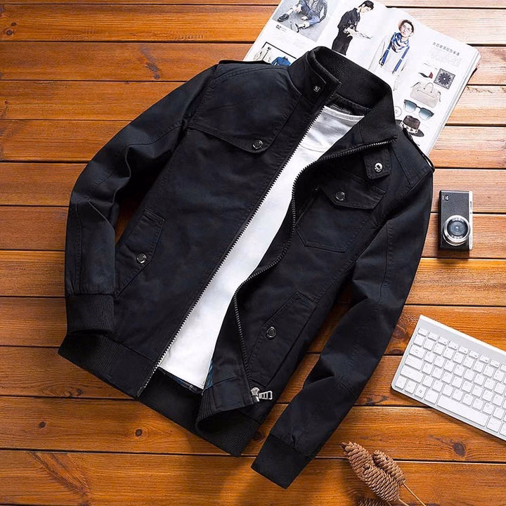 Áo Khoác Kaki Mềm Lót Lông Nam Có 3 Túi Ngoài Và 1 Túi Trong Đày Dặn Ấm Áp Ut299 - Golden Dream - Ảnh 3