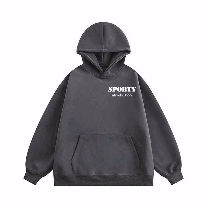 Áo Thun Hoodie Nam Nữ Unisex Sporty - Ausa House - Ảnh 4