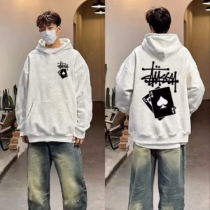Áo Thun Hoodie Nam Nữ Unisex Stussy Lá Bài - Ausa House
