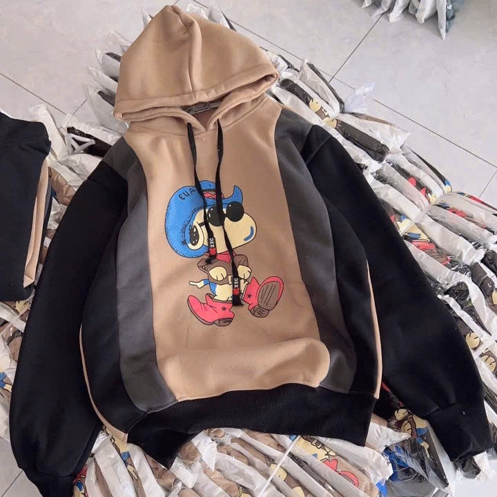 Áo Hoodie Nỉ Dêt Xk Form Rộng In Hình Chú Cao Bồi Rõ Nét Unisex Nam Nữ Tp388 - Golden Dream