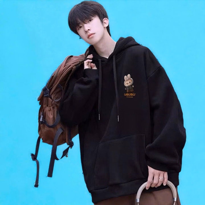 Áo Hoodie Vải Nỉ Mềm Mịn In Hình Labbubu Rõ Nét Nam Nữ Đều Mặc Được Tp388 - Golden Dream - Ảnh 3