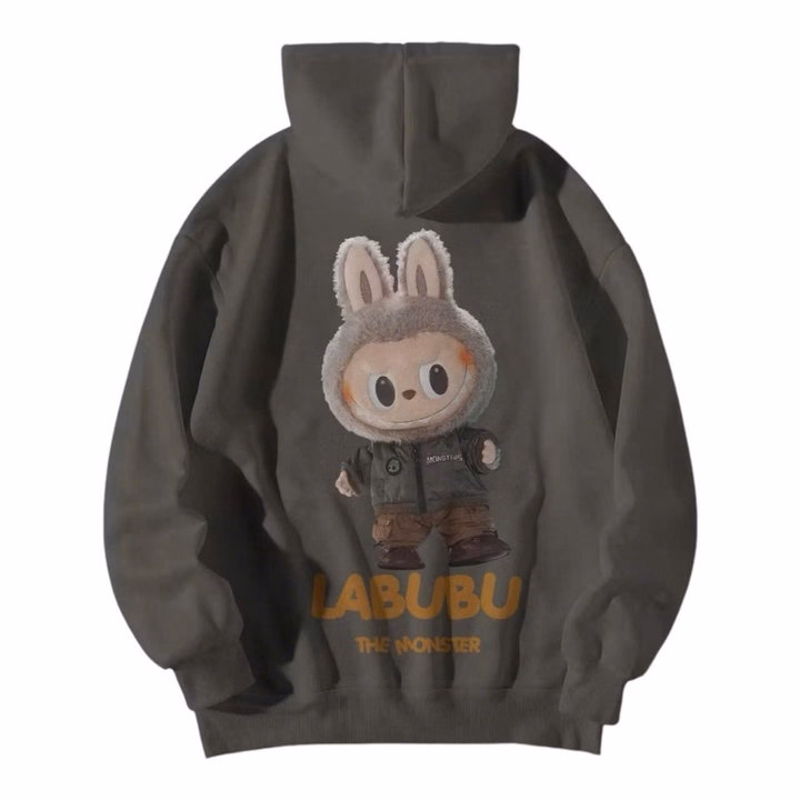 Áo Hoodie Vải Nỉ Mềm Mịn In Hình Labbubu Rõ Nét Nam Nữ Đều Mặc Được Tp388 - Golden Dream - Ảnh 4