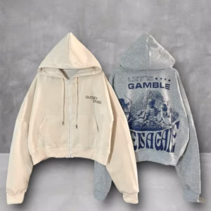 Áo Khoác Form Lửng Nữ Vải Nỉ Ngoại Dày Mịn In Hình Em Bé Thiên Thần Gameblee Rõ Nét Xinh Xắn Tp41 - Golden Dream