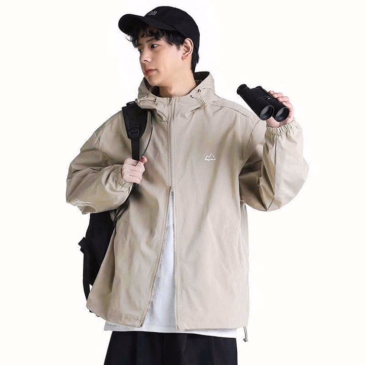 Áo Khoác Dù Unisex Dây Kéo Phao 2 Hướng Thêu Hình Núi Form Rộng Siêu Đẹp Tp73 - Golden Dream - Ảnh 7