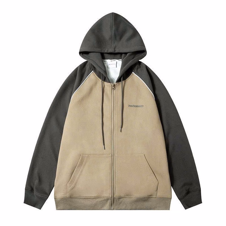 Áo Khoác Nỉ Ráp Lăng Form Rộng Viền Nách Trắng Phối Màu Lạ Mắt Unisex Nam Nữ Đều Mặc Được Tp70 - Phương Store - Ảnh 3