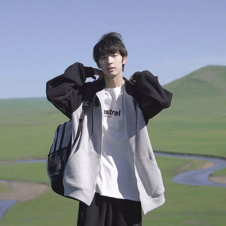 Áo Khoác Nỉ Ráp Lăng Form Rộng Viền Nách Trắng Phối Màu Lạ Mắt Unisex Nam Nữ Đều Mặc Được Tp70 - Phương Store - Ảnh 4