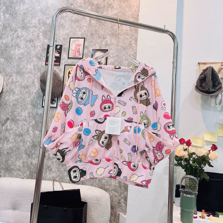 Áo Khoác Len Nhung Gân In Họa Tiết 3D Có Nón - Htm Fashion - Ảnh 4