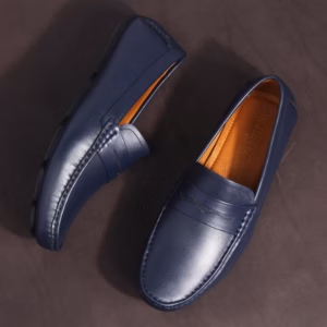 Giày Lười Nam Michilux Penny Moccasin Ciems - Xanh Navy