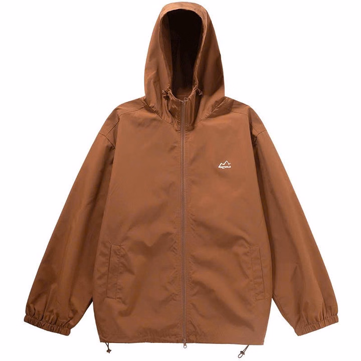 Áo Khoác Dù 2 Lớp Trượt Nước Kèm Dây Khéo Phao 2 Đầu In Chữ Outwild - Htm Fashion - Ảnh 5