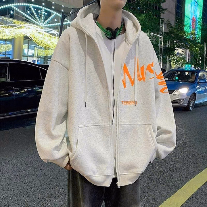 Áo Khoác Hoodie Nam Nữ Nón 2 Lớp Có Dây Kéo Phao Tebiep - Htm Fashion - Ảnh 3