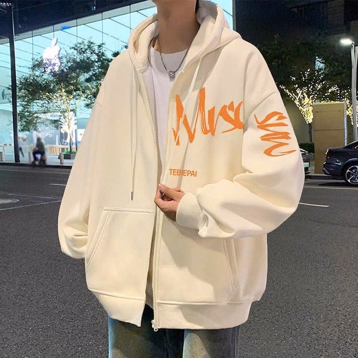 Áo Khoác Hoodie Nam Nữ Nón 2 Lớp Có Dây Kéo Phao Tebiep - Htm Fashion - Ảnh 4