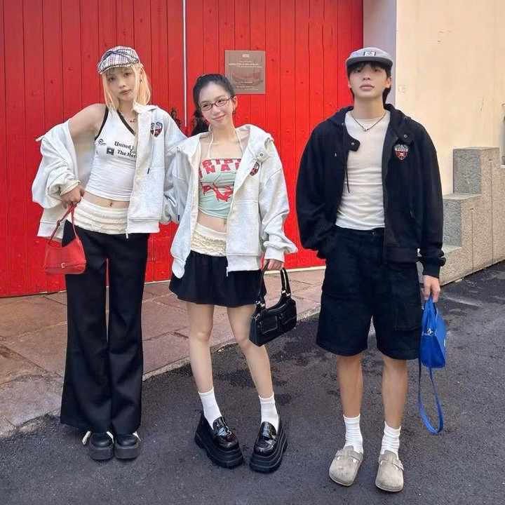 Áo Khoác Hoodie Dây Kéo Nỉ Bông Mũ To 2 Lớp Unisex Form Rộng Whose 17 Nam Nữ Mẫu Mới Hàng Đẹp - Tp748 - Ảnh 2