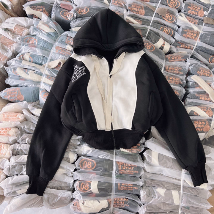 Áo Khoác Hoodie Nỉ Cổ Cao 4 Túi Thêu Họa Tiết Kenvibe Dày Dặn - Htm Fashion - Ảnh 5