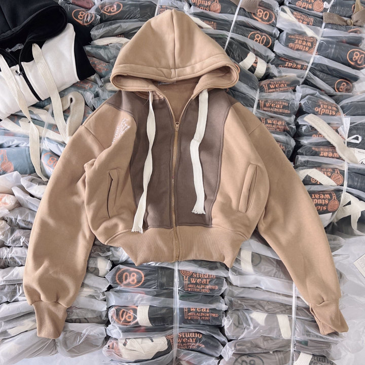 Áo Khoác Hoodie Nỉ Cổ Cao 4 Túi Thêu Họa Tiết Kenvibe Dày Dặn - Htm Fashion - Ảnh 14