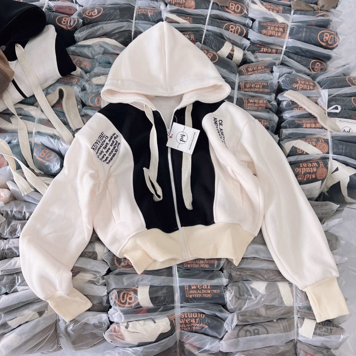 Áo Khoác Hoodie Nỉ Cổ Cao 4 Túi Thêu Họa Tiết Kenvibe Dày Dặn - Htm Fashion - Ảnh 15