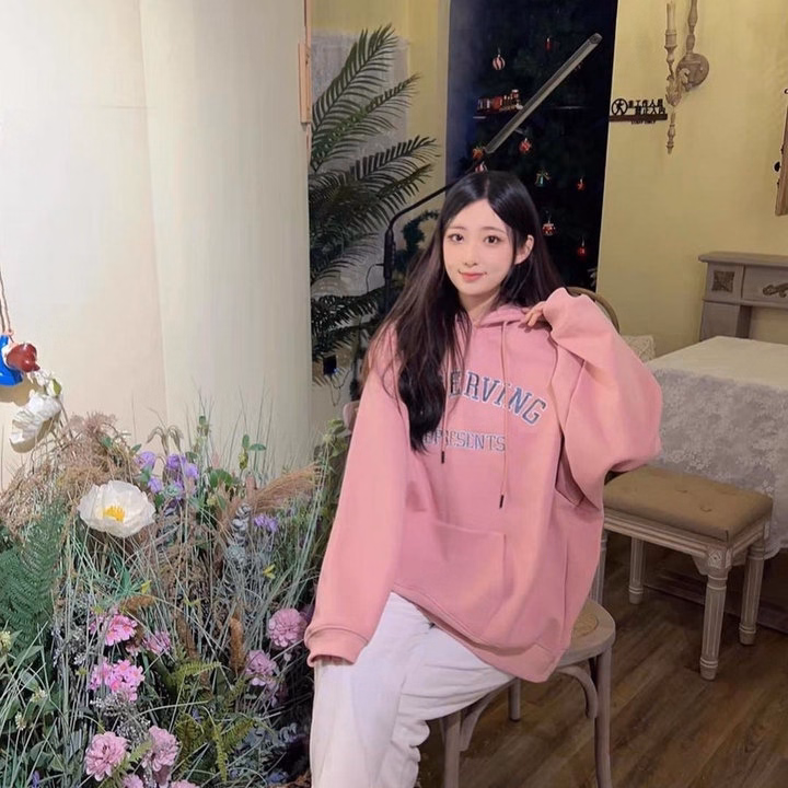 Áo Khoác Hoodie Nam Nữ Form Rộng In Chữ Orserving - Htm Fashion - Ảnh 3