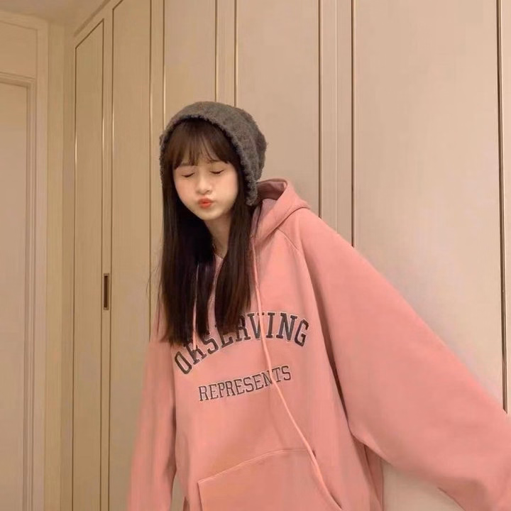 Áo Khoác Hoodie Nam Nữ Form Rộng In Chữ Orserving - Htm Fashion - Ảnh 5