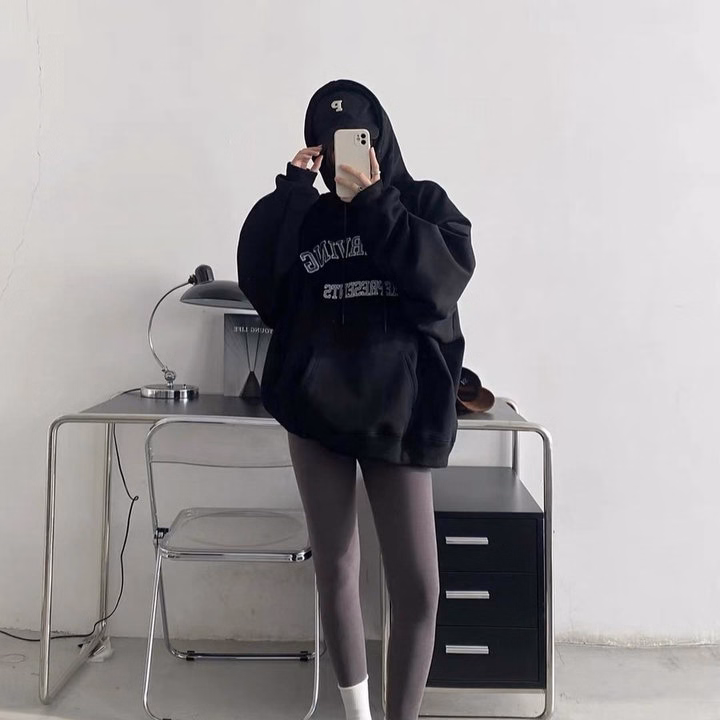 Áo Khoác Hoodie Nam Nữ Form Rộng In Chữ Orserving - Htm Fashion - Ảnh 2