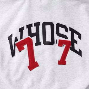 Áo Khoác Hoodie Nam Nữ Dày Dặn In Chữ Whose Thêu Chữ 77 Nón 2 Lớp - Htm Fashion