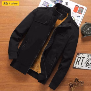 Áo Khoác Kaki Nam Lót Lông Có Túi Trong Mùa Đông - Htm Fashion