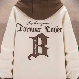 Áo Hoodie Nam Nữ Phối 2 Tông Màu In Chữ R Có Nón - Htm Fahsion