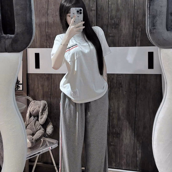 Sét Bộ Đồ Thun Nữ Phối Đơn Giản Cá Tính - Htm Fashion