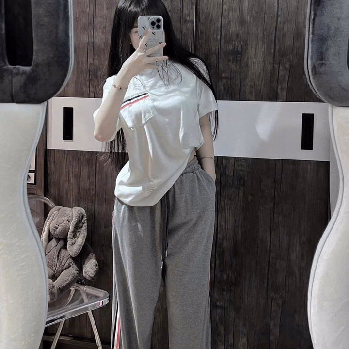 Sét Bộ Đồ Thun Nữ Phối Đơn Giản Cá Tính - Htm Fashion - Ảnh 3