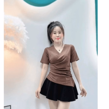 Áo Thun Vạt Chéo Thời Trang Gk - Be Yourself - Ảnh 2