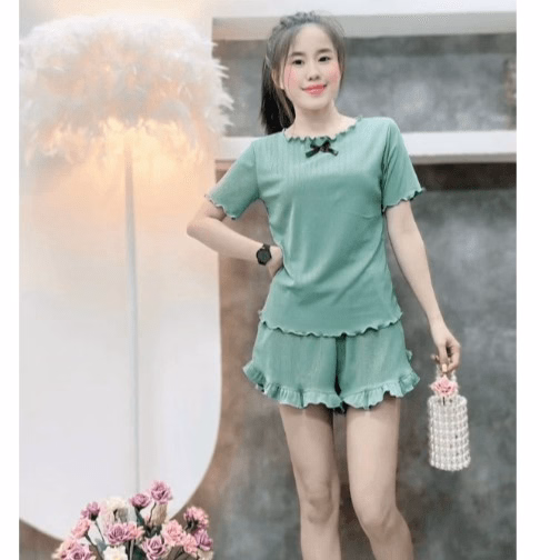 Set Bộ Tăm Lạnh Đùi Bèo Thời Trang Gk - Be Yourself