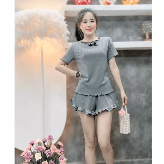 Set Bộ Tăm Lạnh Đùi Bèo Thời Trang Gk - Be Yourself - Ảnh 5