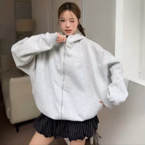 Áo Khoác Form Rộng Unisex Nam Nữ Vải Nỉ Mềm Mịn Khoá Kéo Cao Cổ Logo Thêu Phối Thân Như Hình ( Hàng Đẹp Bán Shop) Tp39 - Golden Dream