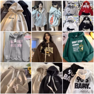 Xả Kho Các Mẫu Áo Khoác Nỉ Hoodie Sweater Lộn Xộn Màu Mẫu