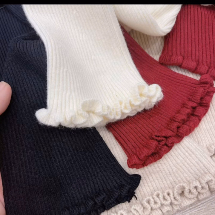 Áo Len Tay Dài Bèo Nhún Phối Nơ- Chipxinhxk - Ảnh 5