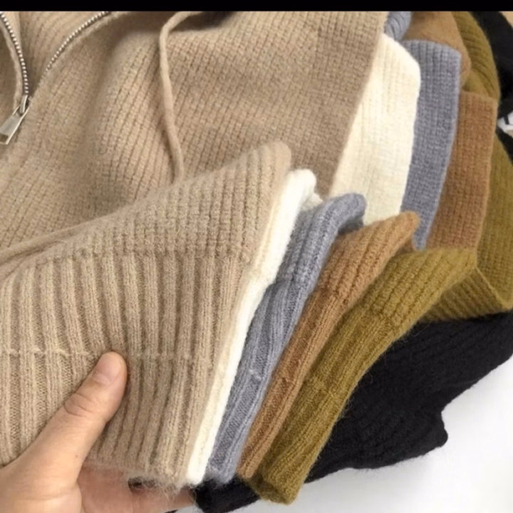 Áo Ba Lỗ Len Có Mũ- Chipxinhxk - Ảnh 5